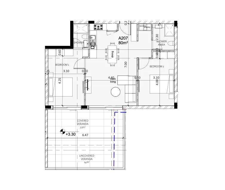 Διαμερίσματα 10 — 115,00 m²
