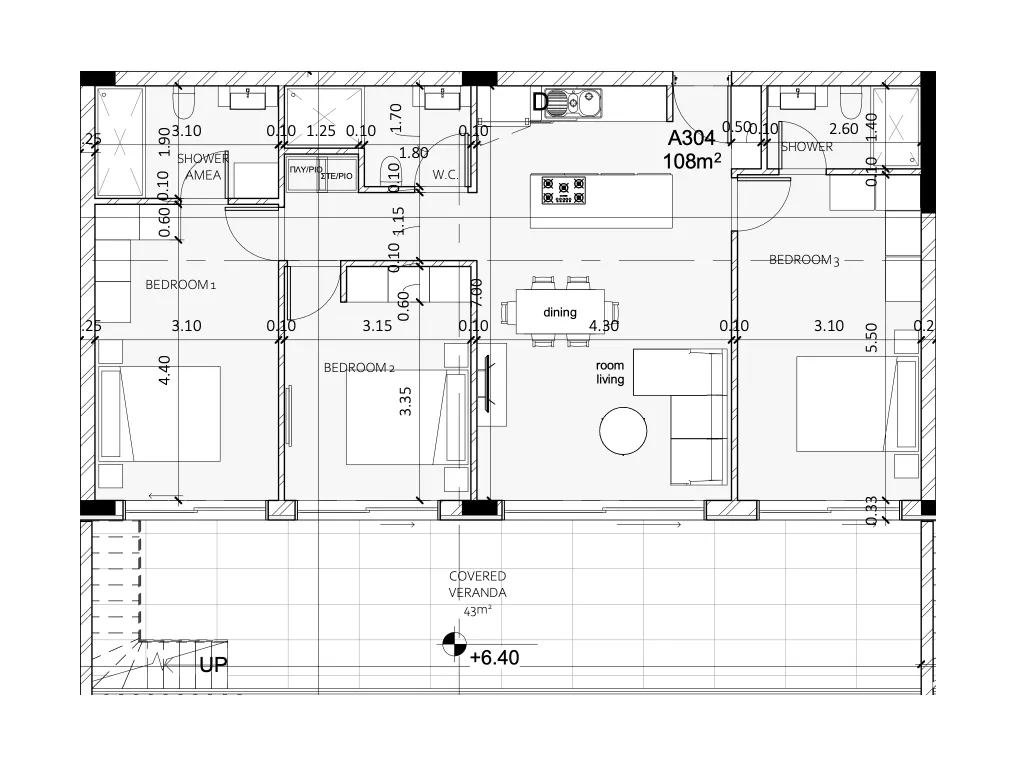 Διαμερίσματα 18 — 261,00 m²